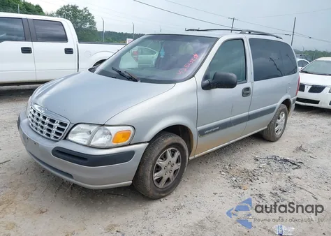 1999 Chevrolet Venture из США, поврежденный, VIN 1GNDU06EXXD265740